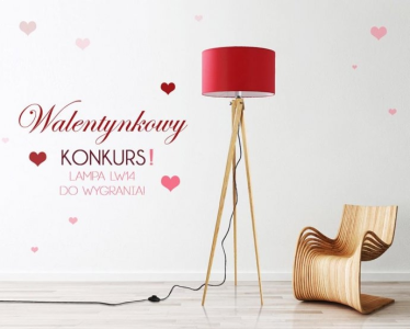 Wygraj lampę LW14 z czerwonym abażurem