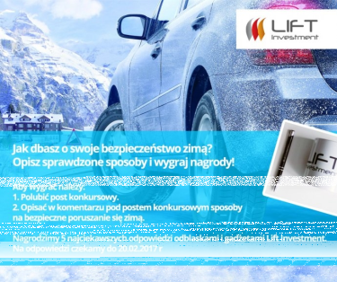 Konkurs "Bezpieczni zimą"