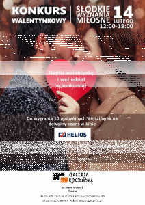 Konkurs "Słodkie Wyznania Miłosne w Galerii Kociewskiej" Tczew