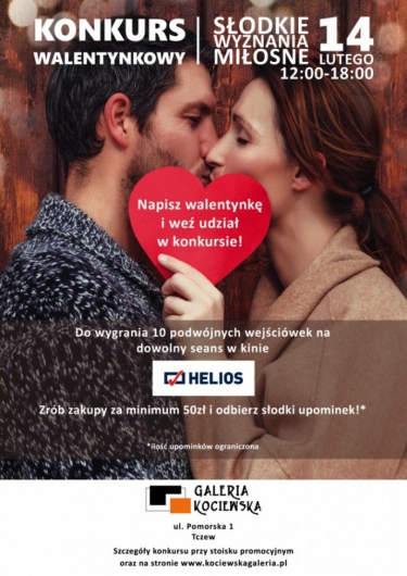 Konkurs "Słodkie Wyznania Miłosne w Galerii Kociewskiej" Tczew