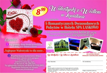 Konkurs "Walentynki z Wedlem w Lewiatanie" Żory