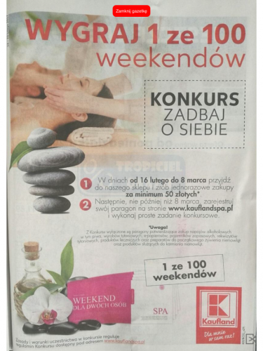 Konkurs "Zadbaj o siebie" Kaufland