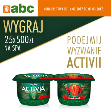 Konkurs "Podejmij wyzwanie Activii" ABC