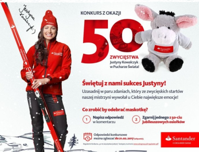 Konkurs z okazji 50 zwycięstwa Justyny Kowalczyk