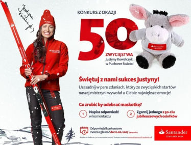 Konkurs z okazji 50 zwycięstwa Justyny Kowalczyk