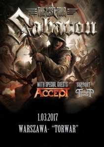 Wygraj bilety na koncert Sabaton w Warszawie