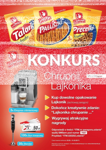 Konkurs "Chrupniecie Lajkonika" Intermarche