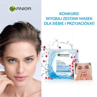 Wygraj jeden z 300 zestawów masek Garnier