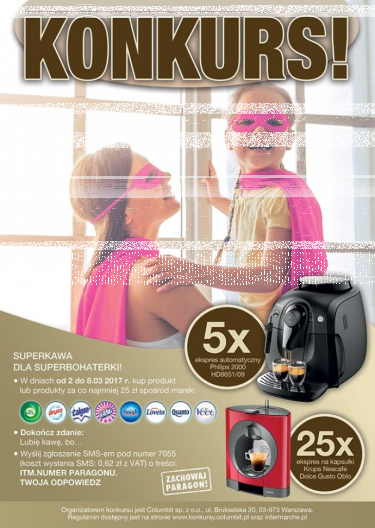 Konkurs "Superkawa dla superbohaterki" Intermarche