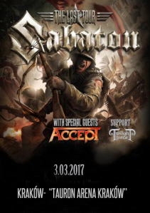Wygraj bilety na koncert Sabaton w Krakowie