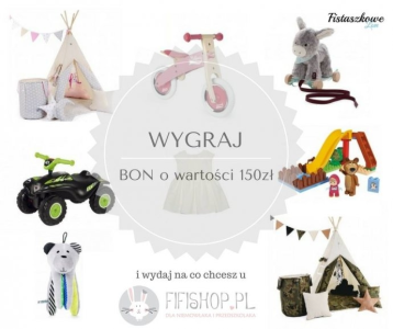 Wygraj bon podarunkowy o wartości 150 zł do wykorzystania u fifishop.pl