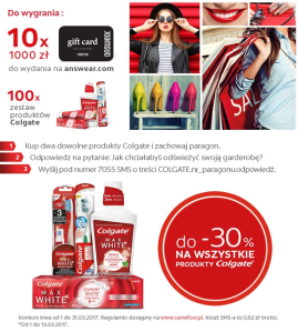 Konkurs "Colgate - Poznaj najświeższe trendy" carrefour