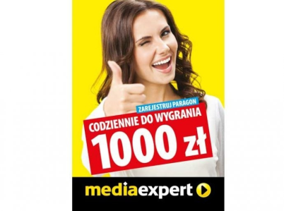 Loteria "1000 zł codziennie" Media Expert