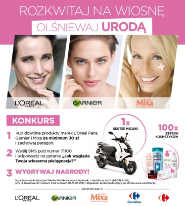 Konkurs "Rozkwitaj na wiosnę" Carrefour