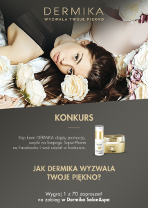 Konkurs "Jak Dermika wyzwala Twoje piękno" Superpharm