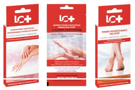 Wygraj zestaw masek do stóp i dłoni LC+