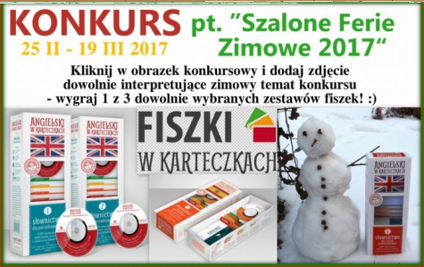 Zimowy Konkurs FOTO "Szalone Ferie Zimowe 2017"