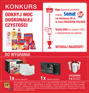 Konkurs "Odkryj moc doskonałej czystości" Drogerie Polskie