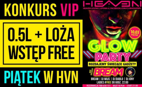 Konkurs "VIP loża + 0.5L + wstęp free" 18+