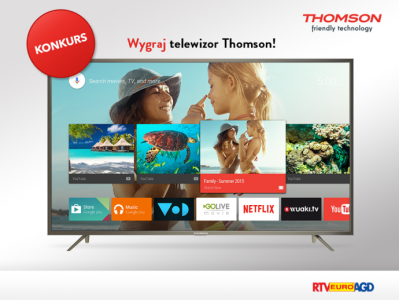 Wygraj 49-calowy telewizor Thomson!