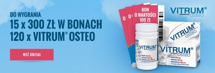 Konkurs z VITRUM Osteo