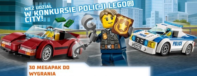 Konkurs "Lego City samochód policyjny" dla dzieci 5-12 lat