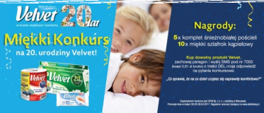 Miękki Konkurs na 20. urodziny Velvet! Delikatesy Centrum