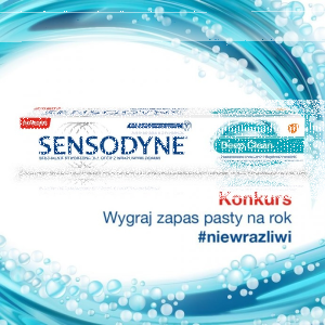 Wygraj roczny zapas pasty Sensodyne