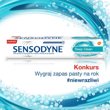 Wygraj roczny zapas pasty Sensodyne