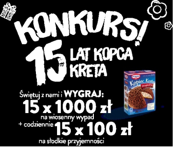 Konkurs "15 lat Kopca Kreta"