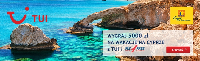 Konkurs "Leć z TUI na słoneczne wakacje na Cyprze"