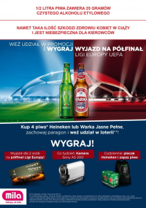 Loteria "Jedź na półfinał" Mila, 18+