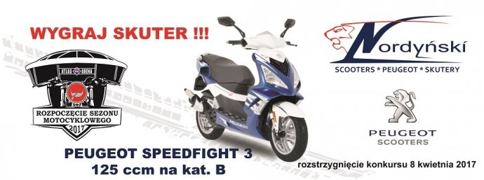 Wygraj skuter Peugeot Speedfight 3, Łódź