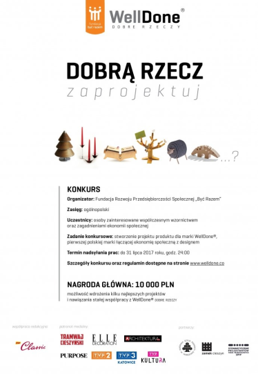 Konkurs "Dobrą rzecz zaprojektuj"