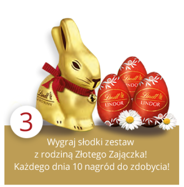 Konkurs "Znajdź Złotego Zajączka LINDT"
