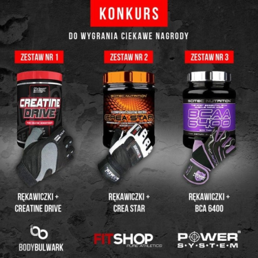 Konkurs "Wygraj rękawice i odżywki"