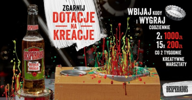 Loteria "Zgarnij dotacje na kreacje" 18+