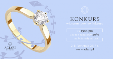 Konkurs "Wiosenny powiew luksusu" do godz. 15:00