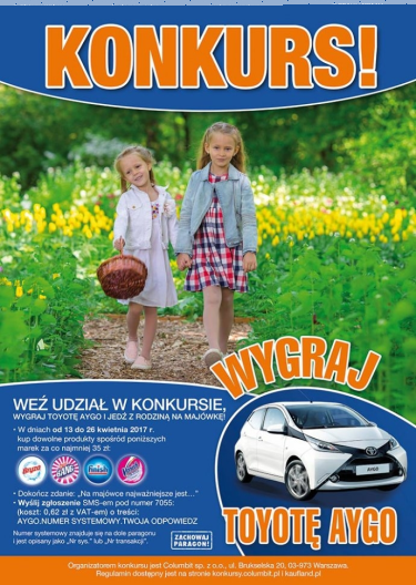 Konkurs "Jedź z rodziną na majówkę" Kaufland