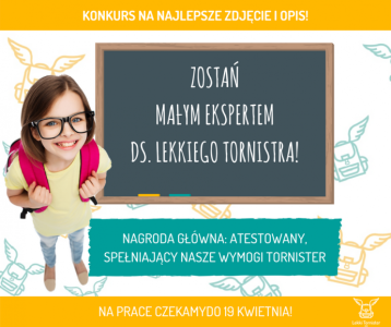 Konkurs "Mały Ekspert ds. lekkiego tornistra"