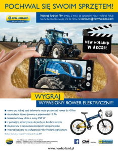 Wygraj wypasiony rower elektryczny New Holland