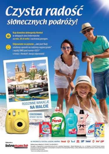 Konkurs "Czysta radość słonecznych podróży!" Intermarche