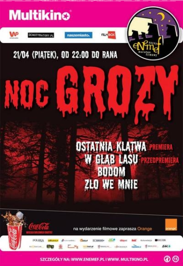 Konkurs "ENEMEF: Noc Grozy z horrorem Ostatnia Klątwa" Łódź