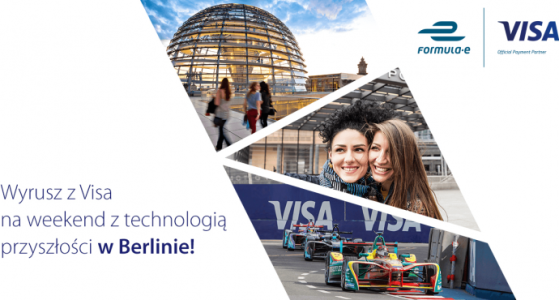Konkurs "Wyrusz z Visa na weekend z technologią do Berlina" do godz. 12:00