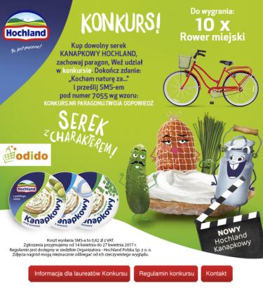 Konkurs "Hochland Kanapkowy" Odido