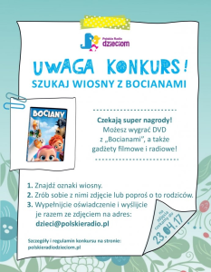 Konkurs "Szukaj wiosny z bocianami"