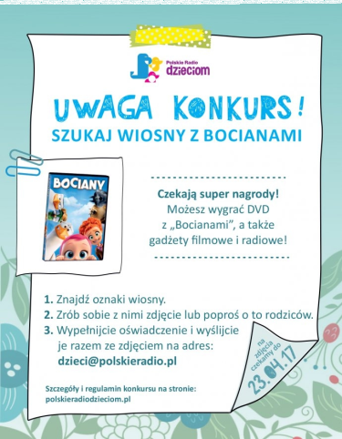 Konkurs "Szukaj wiosny z bocianami"