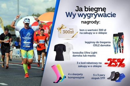 Konkurs "Ja biegnę, Wy wygrywacie" do godz. 9:00