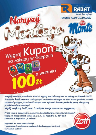 Konkurs plastyczny "Narysuj Montiego"