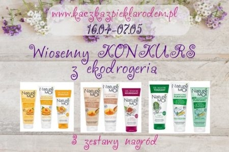 Wiosenny konkurs Ekodrogerią - 3 naturalne zestawy do wygraniwa!